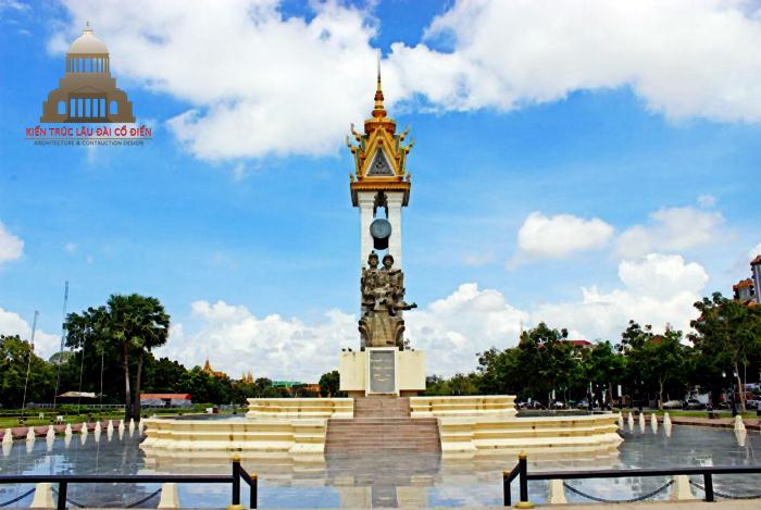 Kiến Trúc Campuchia - Tượng đài hữu nghị Việt Nam – Campuchia